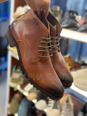  Clark's Tmhigh Master Quality Boots Lather Sho Made in England