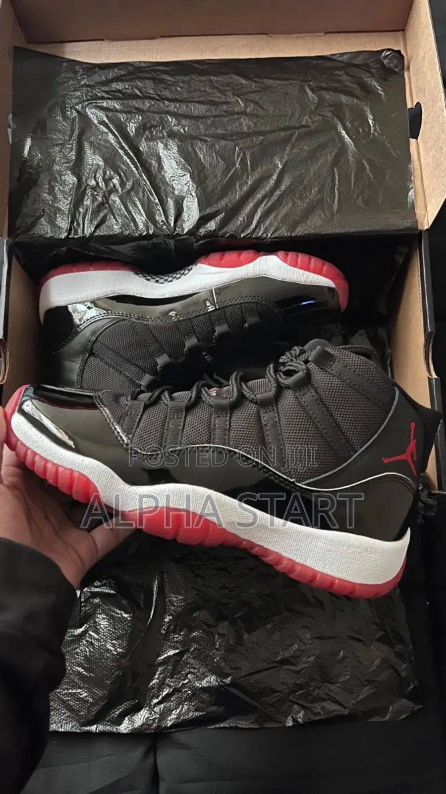 Jordan 11 Black High Master Quality Shoes for You Made in Vietnam