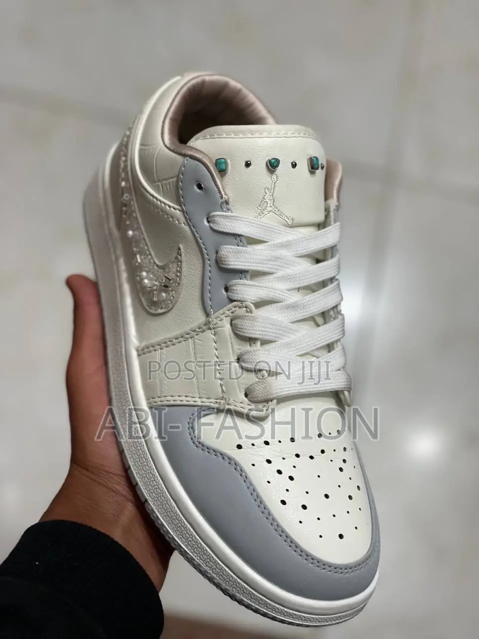 Jordan Brand Air Jordan 1 Low Craft "Tech Grey" Sneakers.