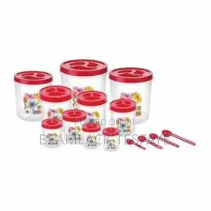 8pcs Plastic Food Storage Containers
