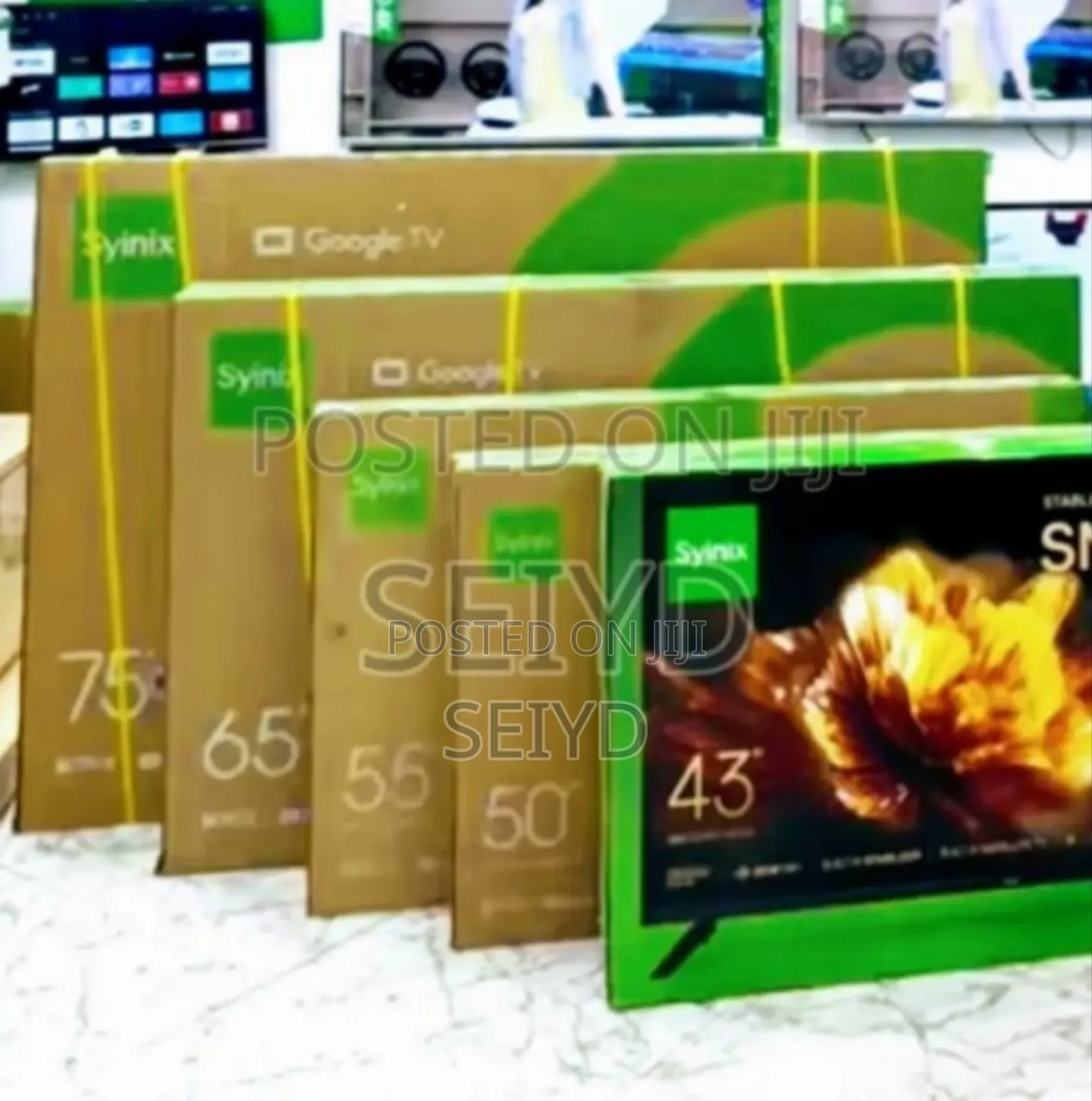 Syinix TV 55 Inch Qled Google Smart