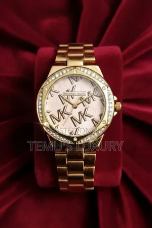 Michael Kors Mk7404 Gold-Tone Stainless Steel Elegant Ladies Watch