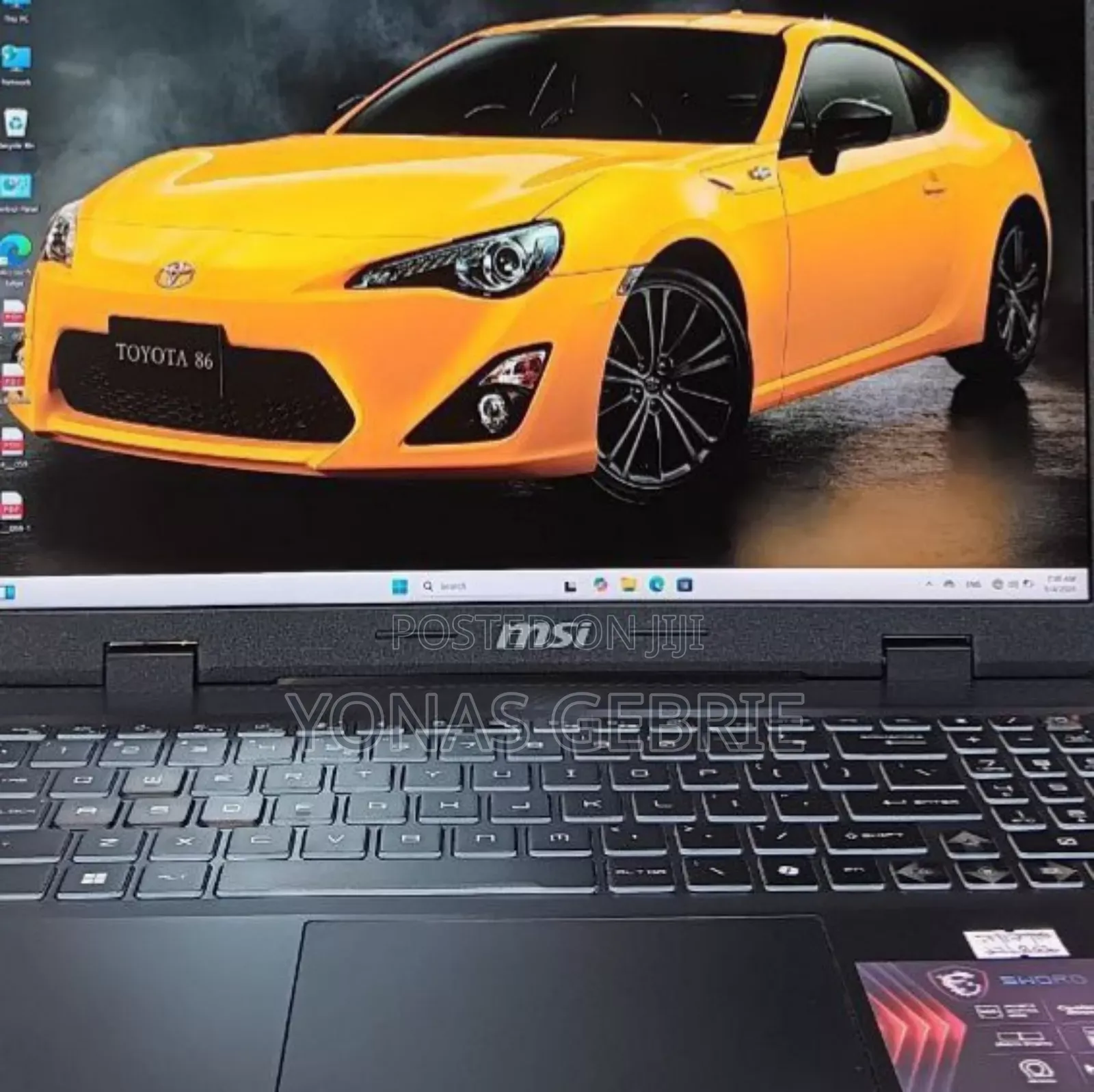 New Laptop MSI 16GB Intel Core i7 SSD 1T
