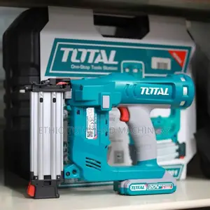 Total Tools 20v Lithium-Ion Cordless Brad Nailer.