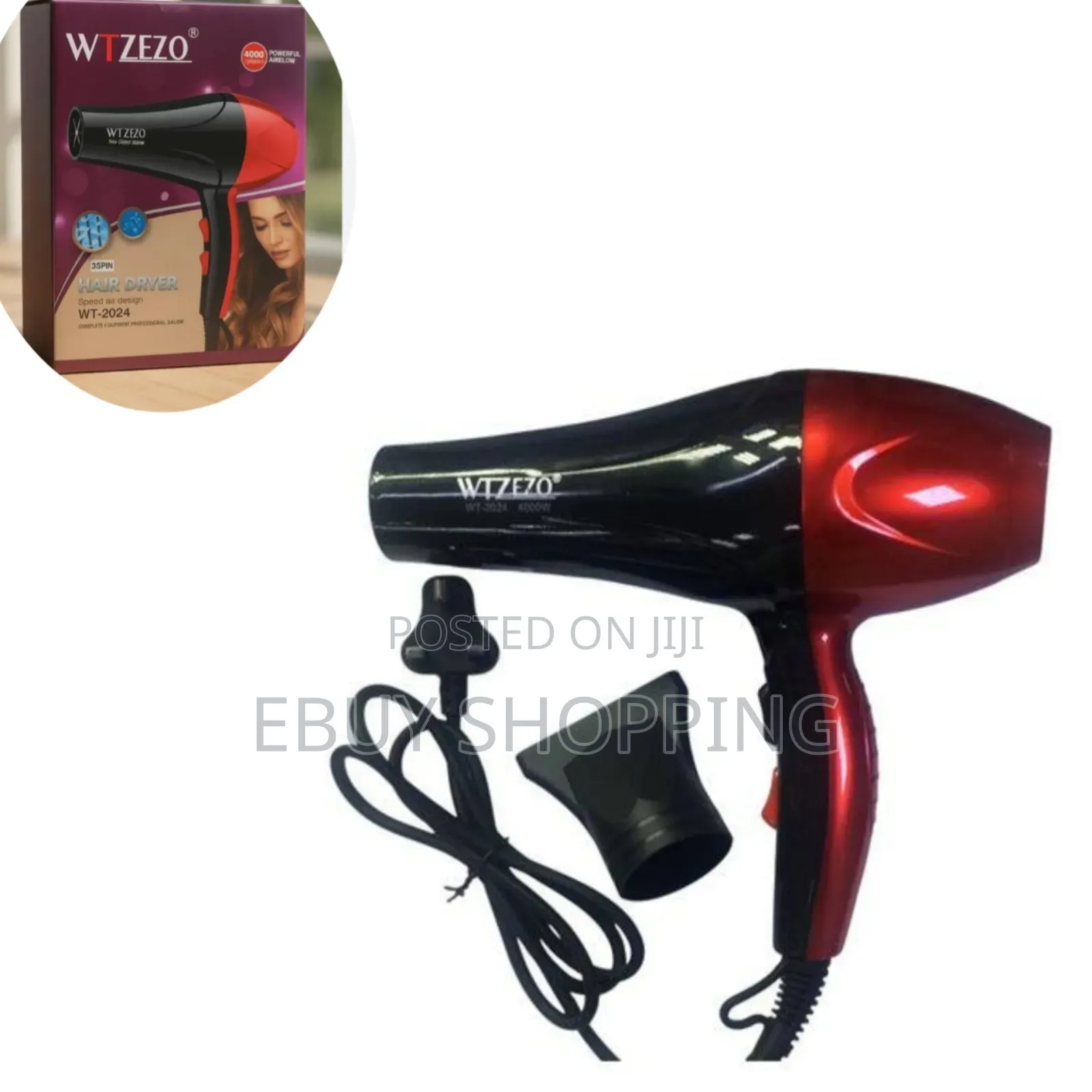 Ionic Frizz-Control Hair Dryer by Wtzezo