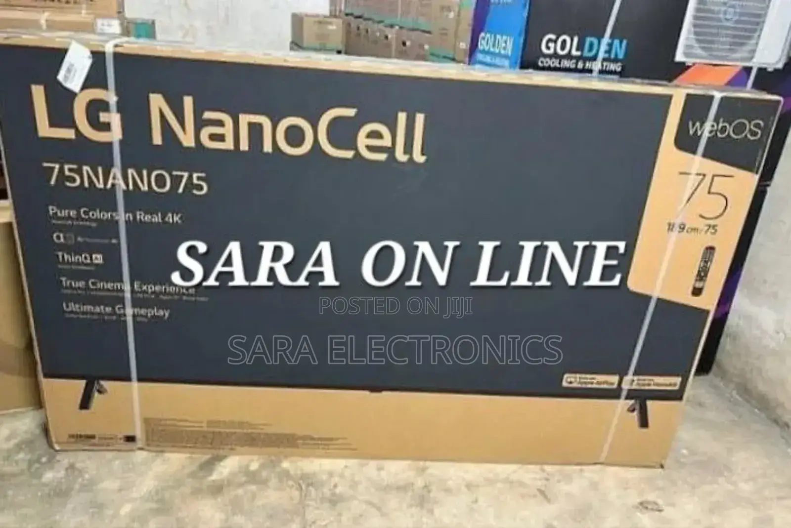 ○●Lg 75" Nano Cell Webos Tv New 2025 Free Delivery
