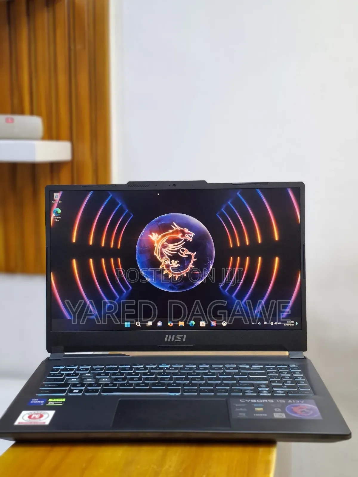 New Laptop MSI Cyborg 15 16GB Intel Core I7 SSD 512GB