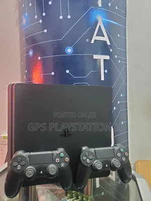 Playstation 4 Slim ጄ ል ብ ሬ ክ ያለቀለት ከፍቶ መጫወት ብቻ
