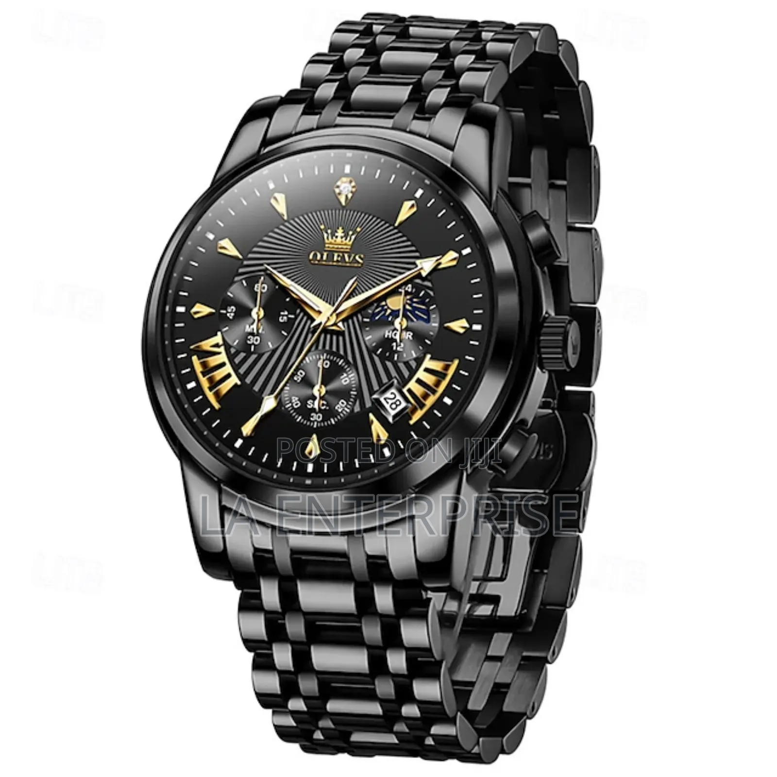 Olevs Fullblack Watch