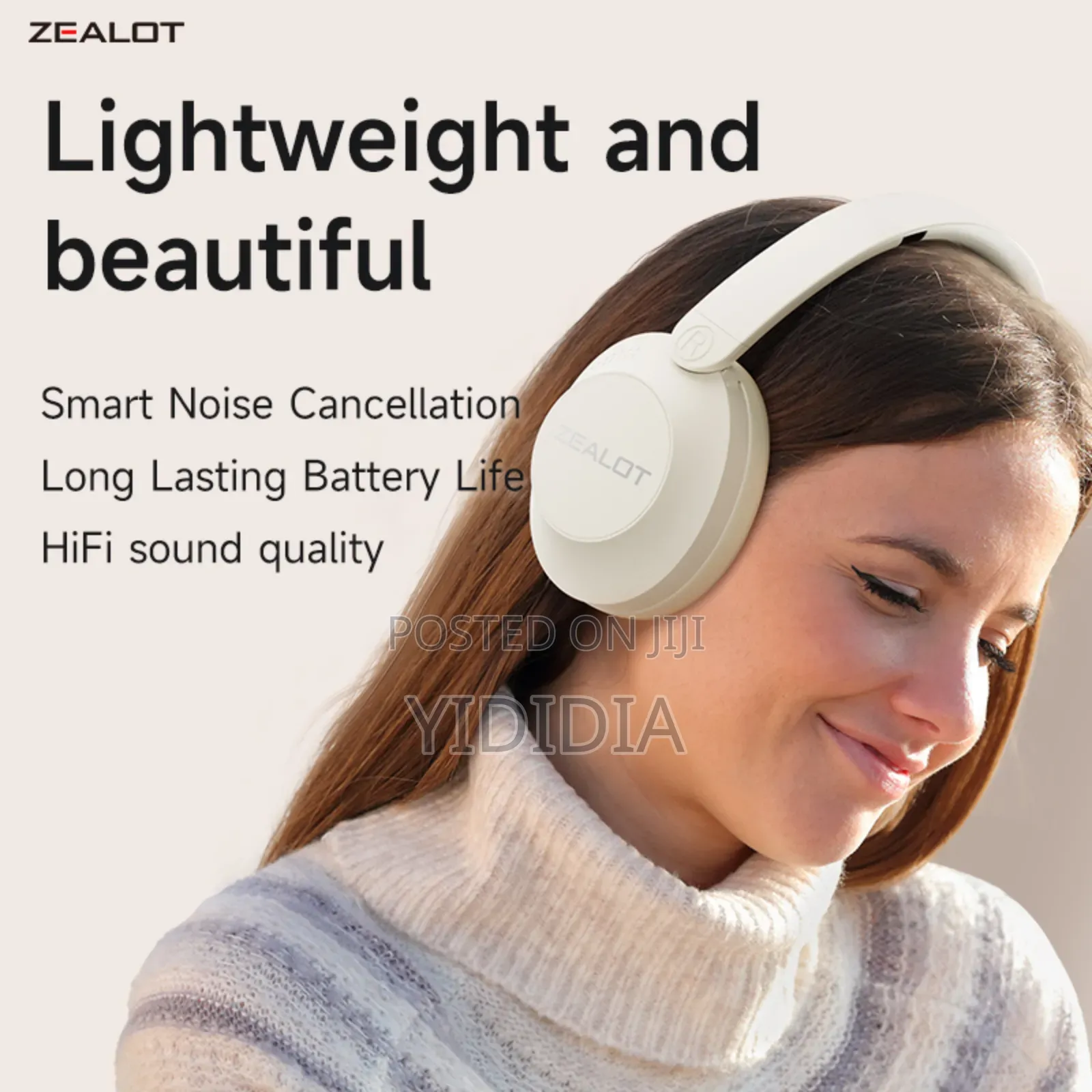 Zealot-B38 Over-Ear, Foldable Headband