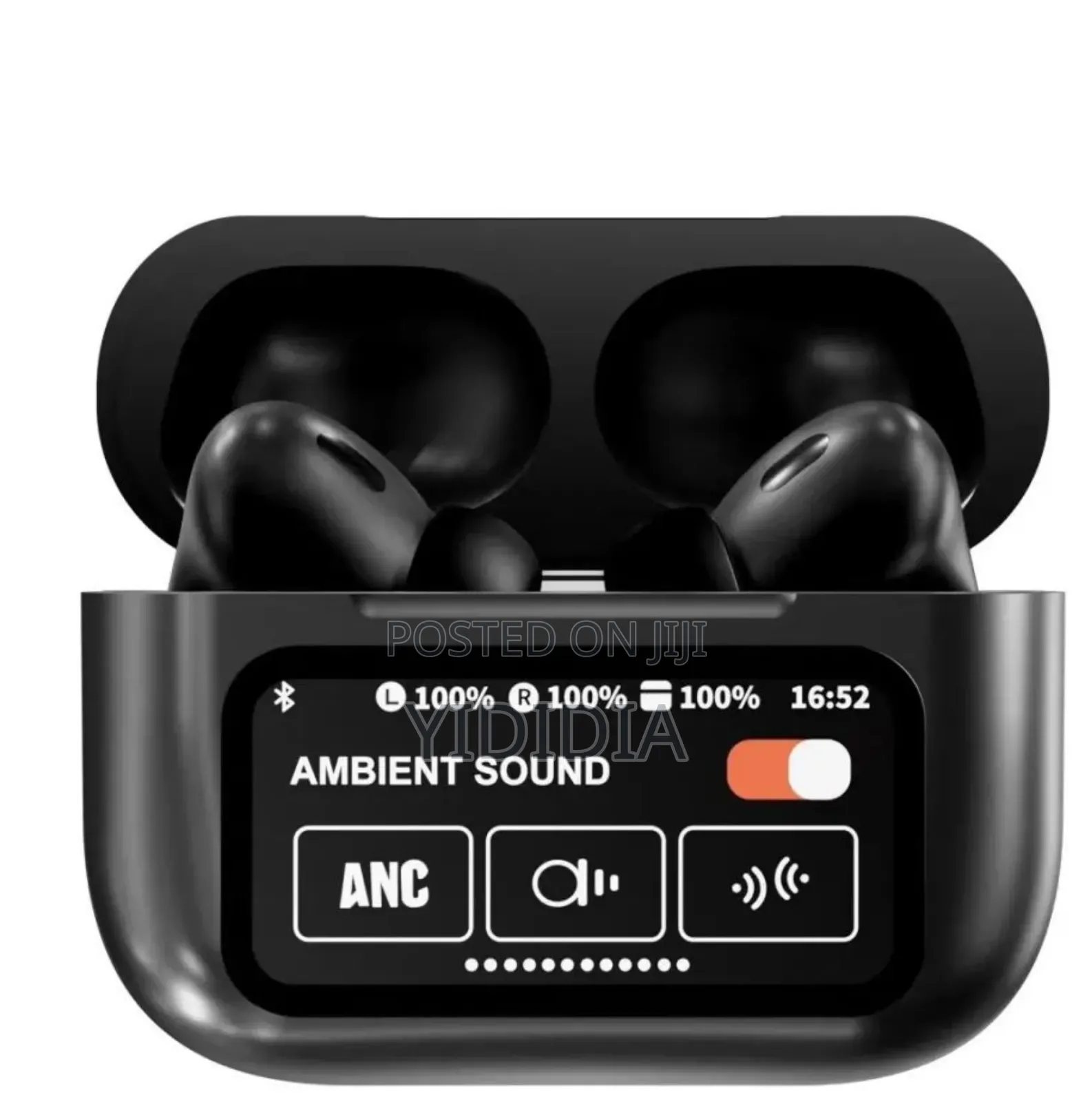 Black Smartscreen Wireless Airpods