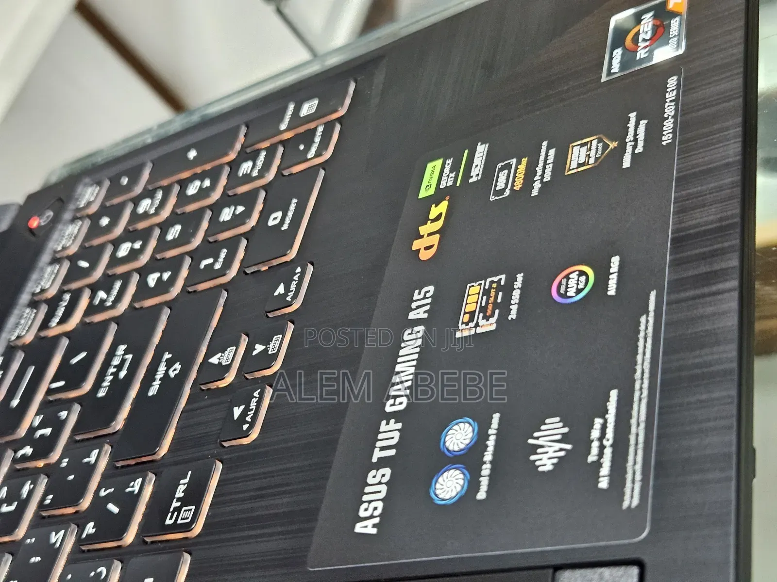 New Laptop Asus TUF Gaming A15 8GB AMD Ryzen 7 SSD 512GB