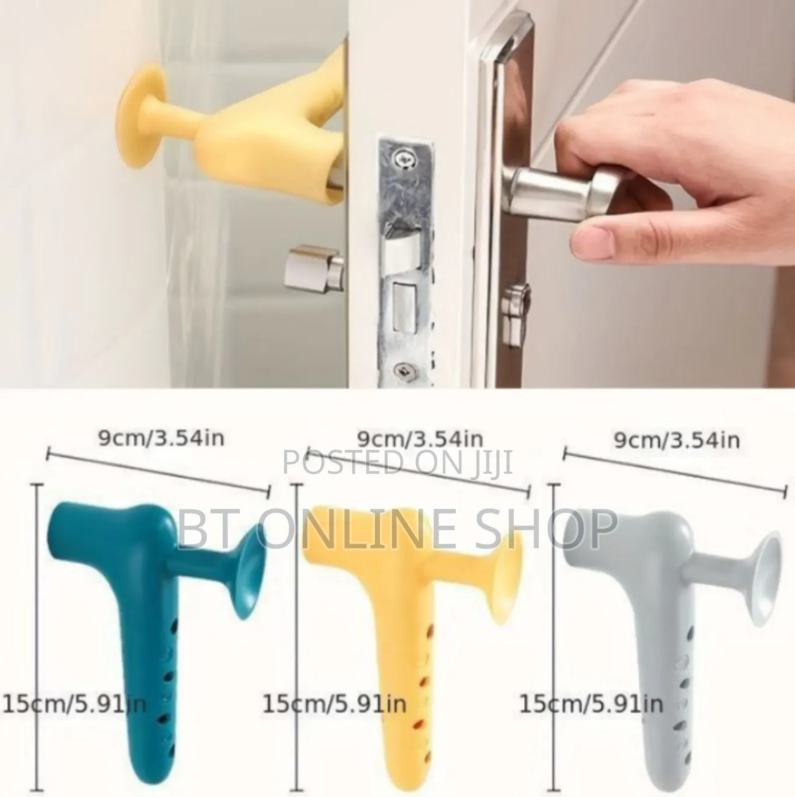 Silicone Door Knob Cover Suction Cup