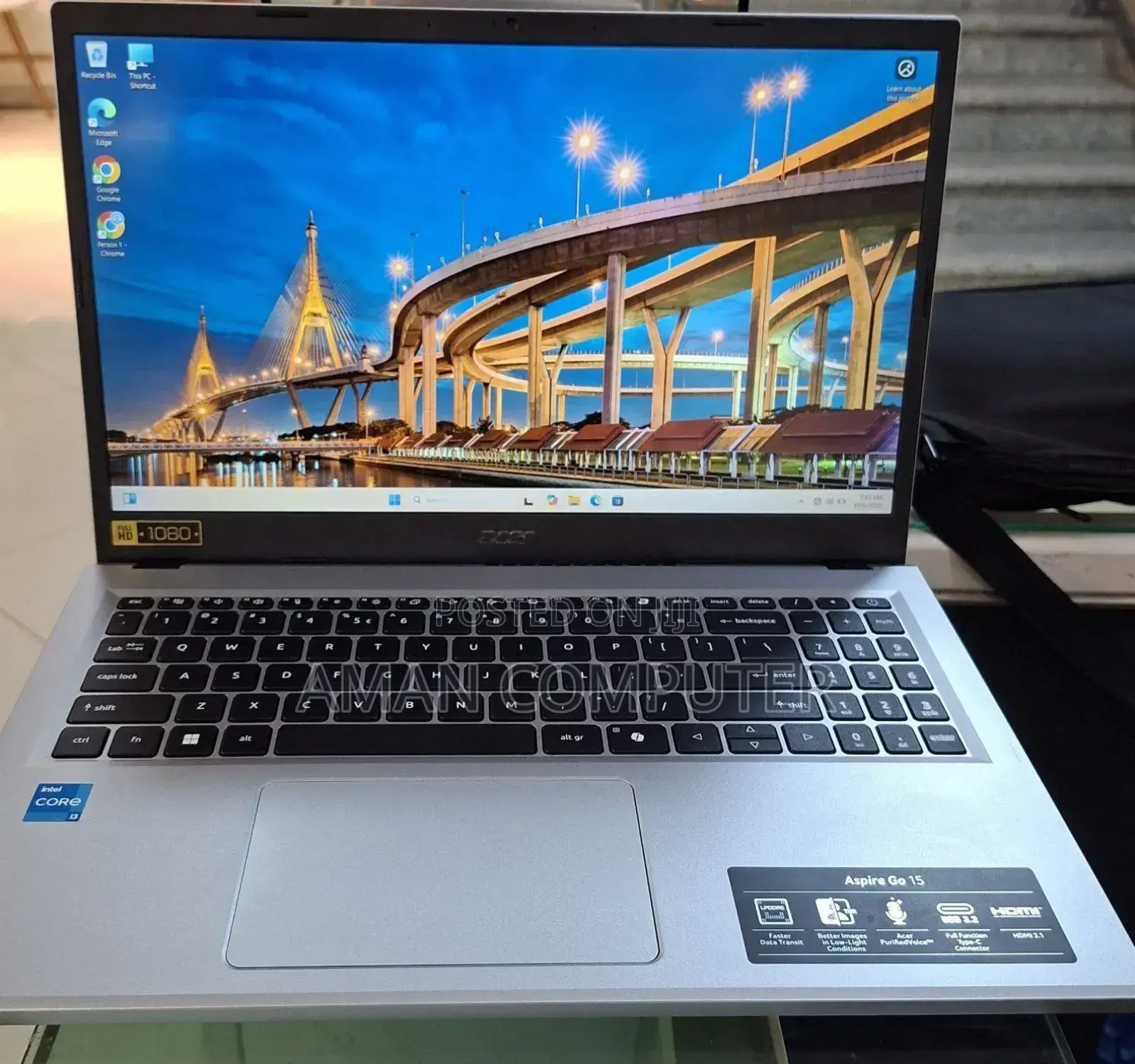 New Laptop Acer Aspire 5 8GB Intel Core I3 SSD 256GB
