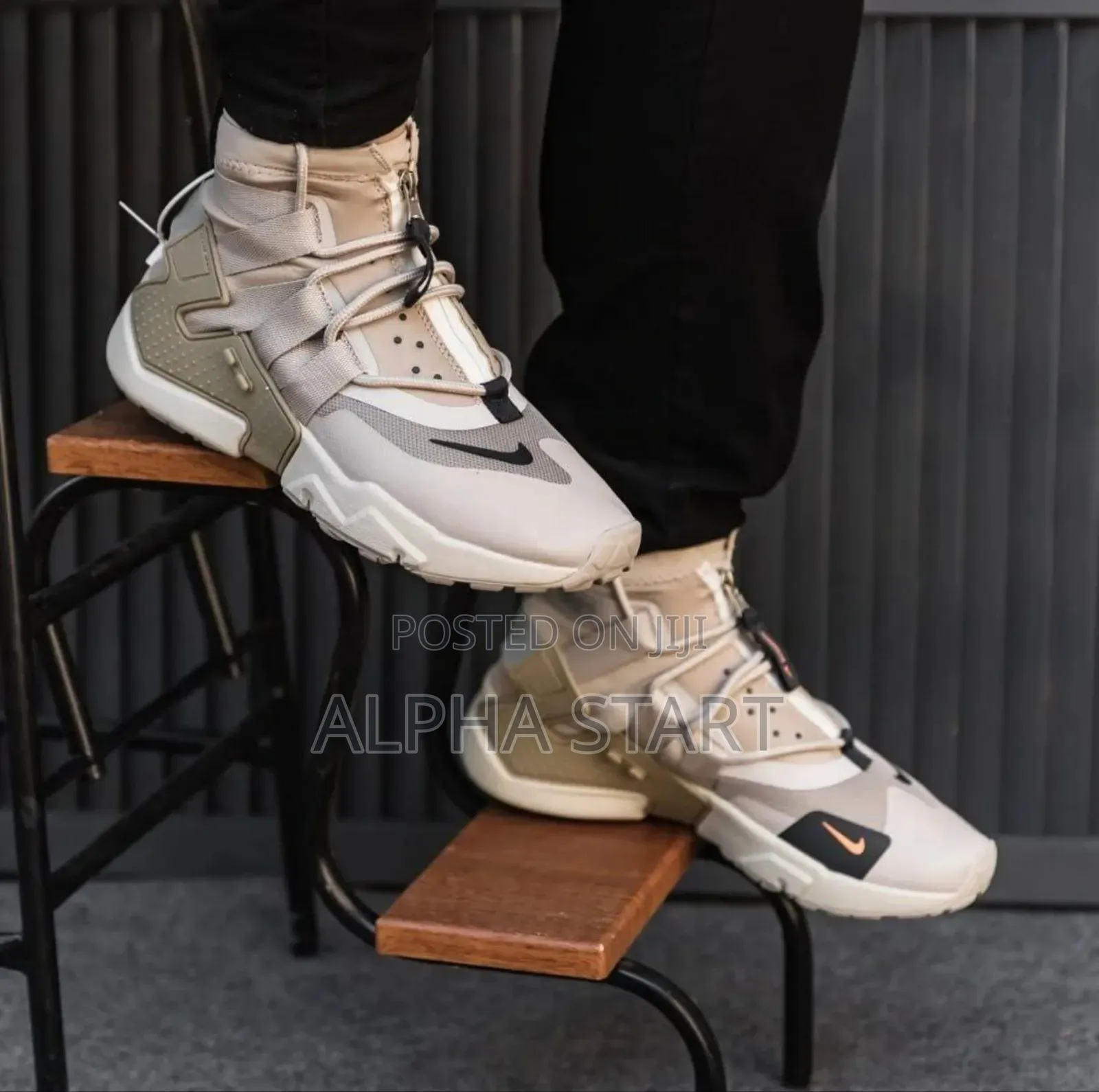 Nike #Huarache #Grip "#Sail Desert" #High Shoes for Men's #Men