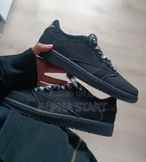 Nike Air #Jordan 1 X #Travis Scott #Low "Black #Phantom" Shoes