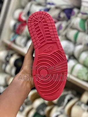 Air Jordan Red Sole and Black Men's Premium