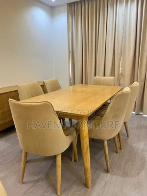 Cream With Brown Color Dining 23