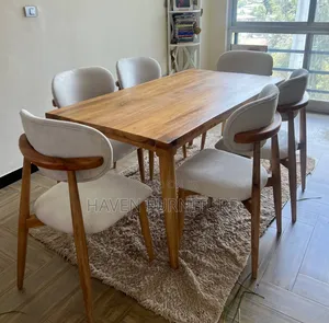 Open White With Brown Dining 1