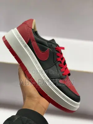 Air Jordan Red X White High Sole