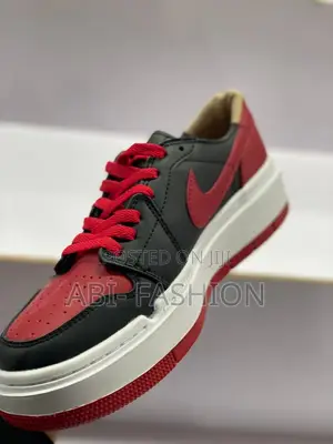 Air Jordan Red X White High Sole