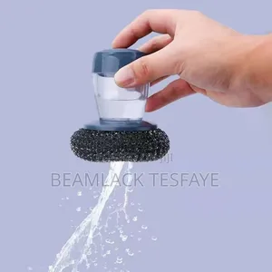 Soap Dispensing Pot Cleaning Brush