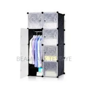 Modern Plastic Cube Wardrobe