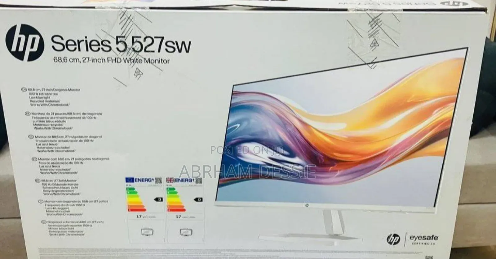 Hp 27" Inch Monitor