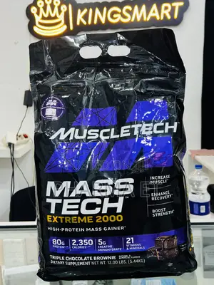 Masstech Extreme 2000 5.44kg High Protein Mass Gainer