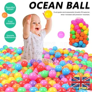 Home Kids Plastic Pit Balls for Children Ball Kids Multi Color