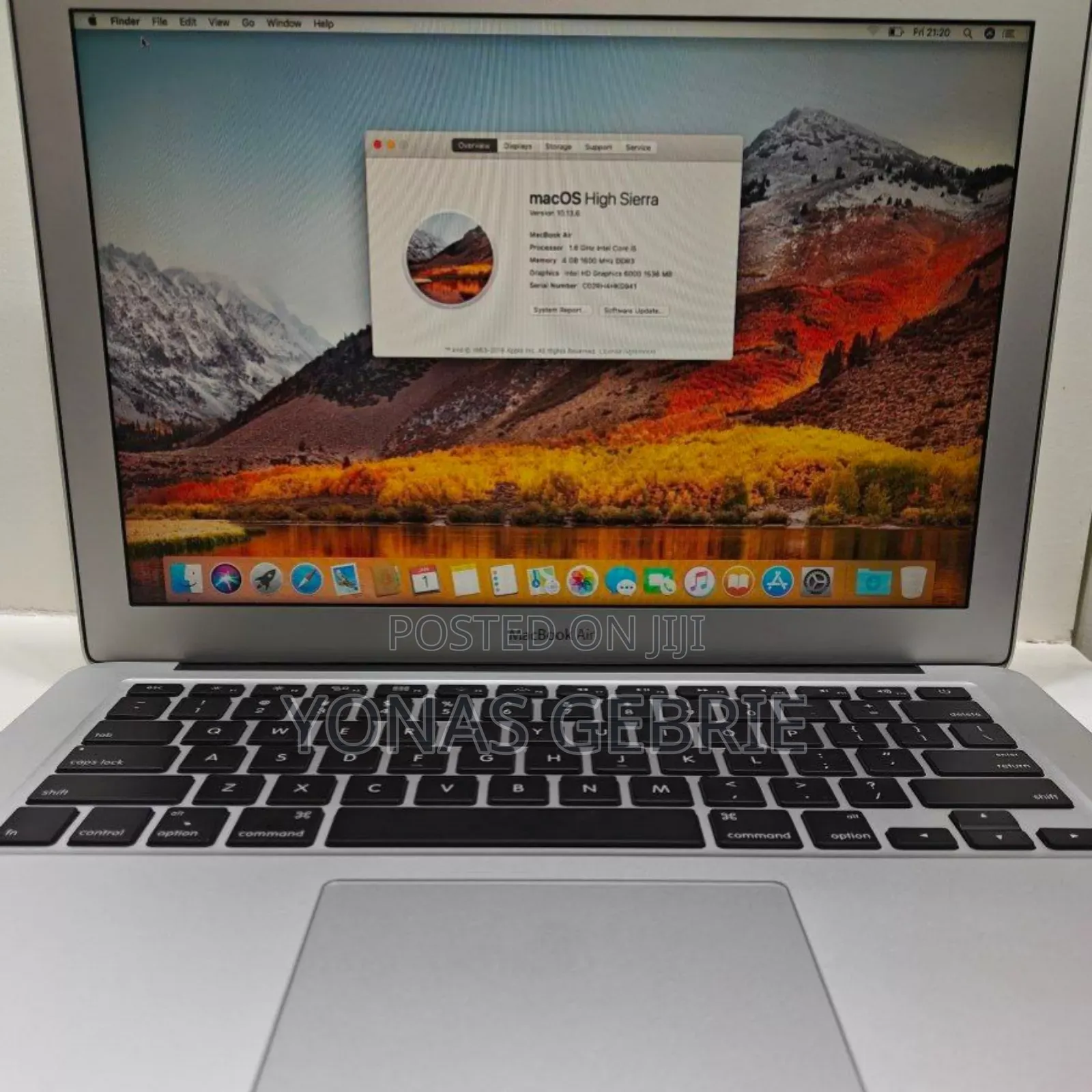 New Laptop Apple MacBook Air 2015 8GB Intel Core I5 SSD 256GB