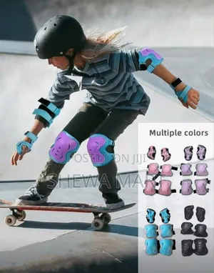 Kids/Youth Knee Pads Elbow Pads Wrist Guards Set for 3-15 Years,