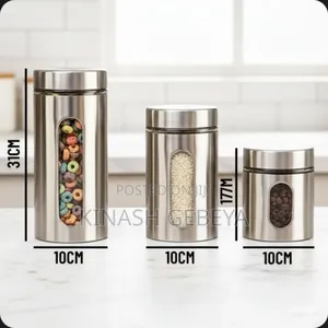 3pcs Modern Kitchen Cereal Storage Box