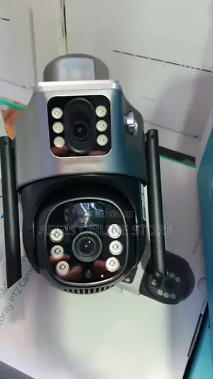 Dual Lens Solar CCTV Camera