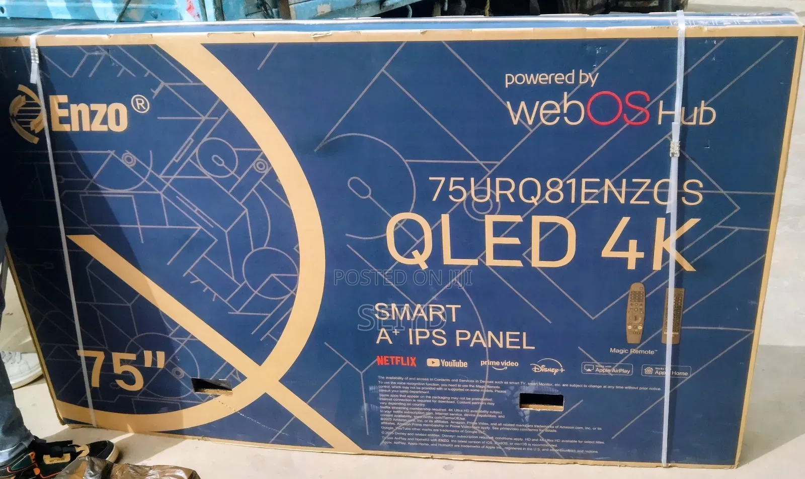 Enzo TV 75 Inch Qled Webos