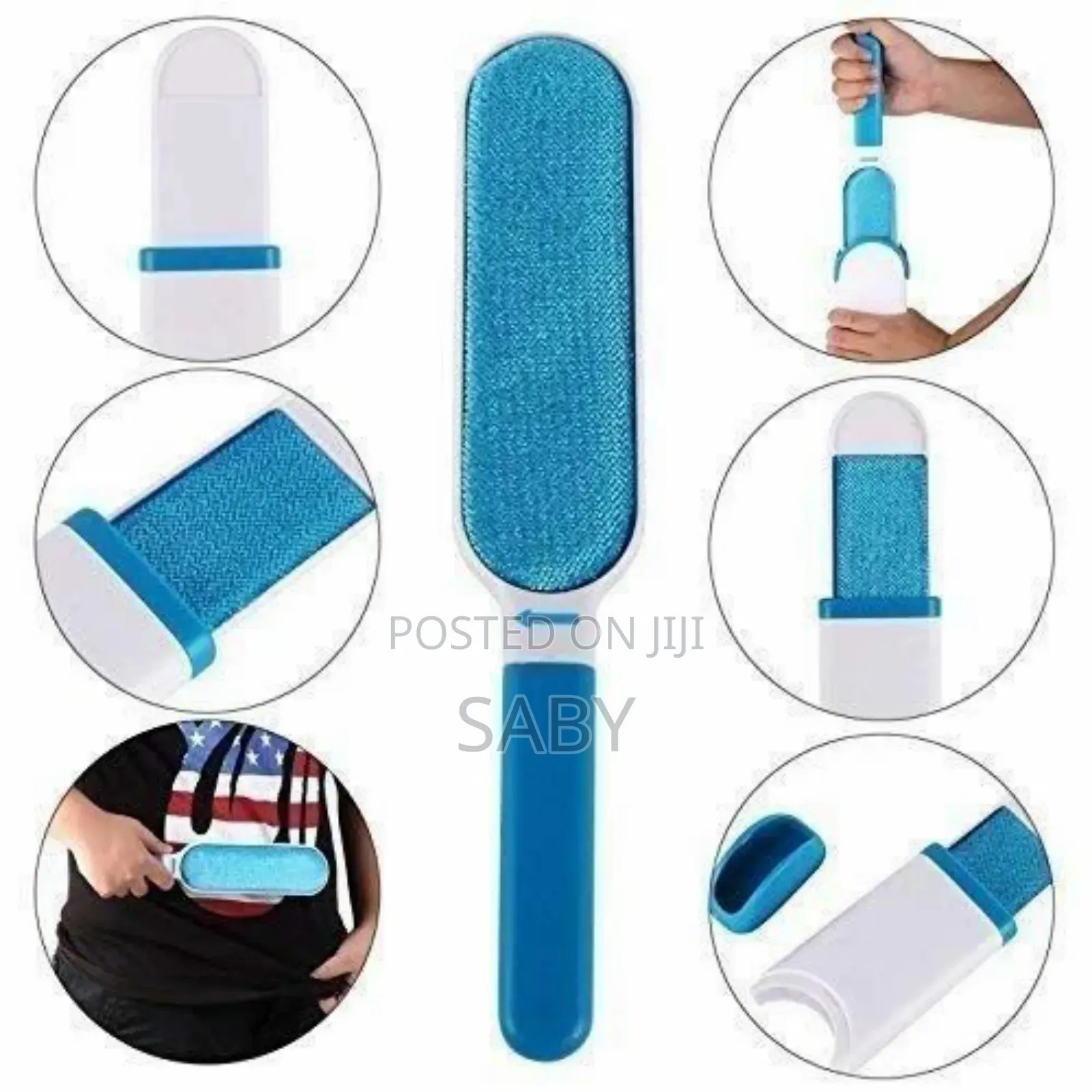 Pet Fur Remover With Self-Cleaning Base