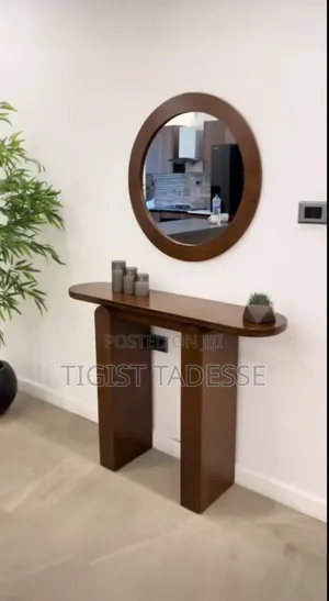 Console Table 120cm Made of Oak HDF