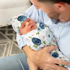 Receiving Blanket With Hat
