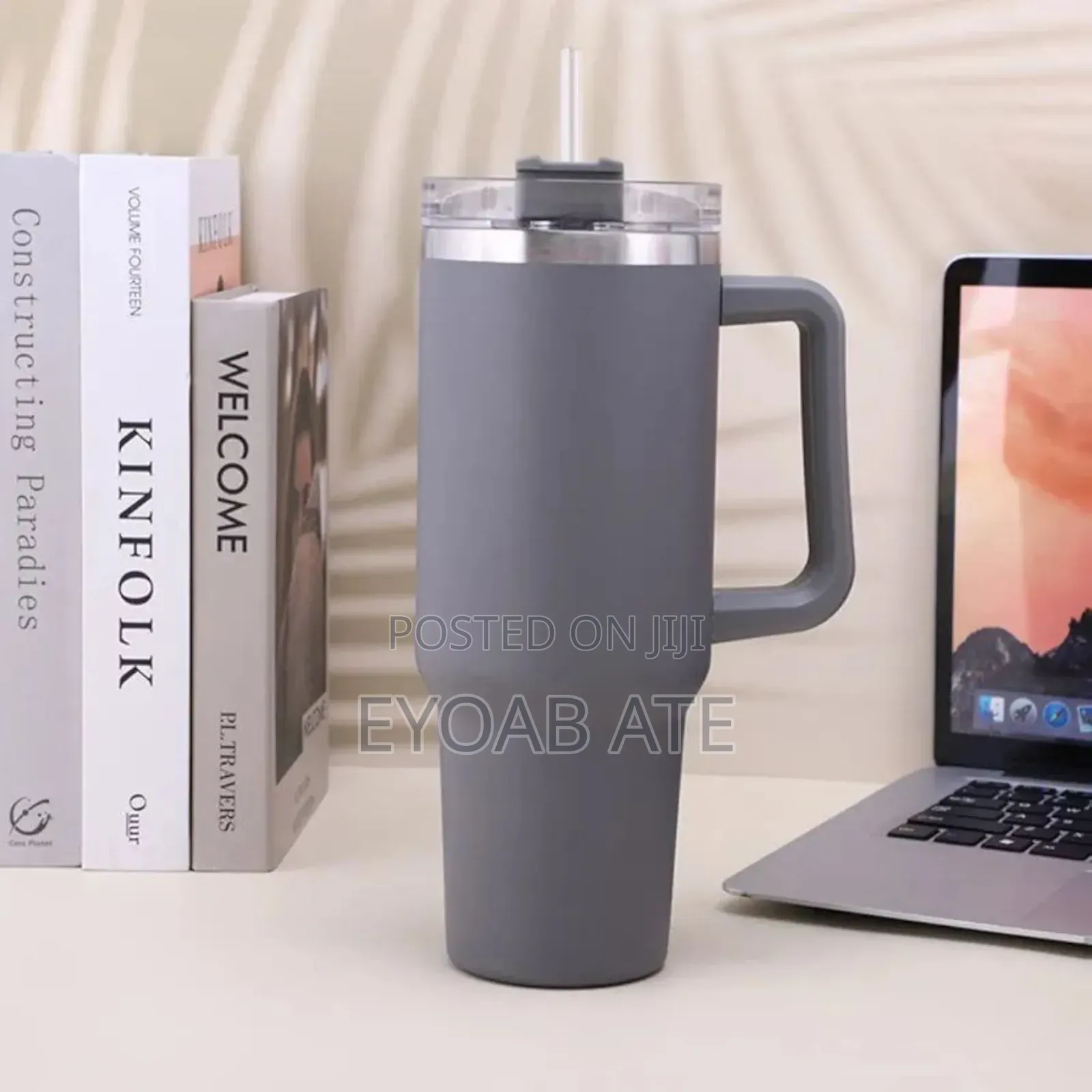 Double Layer Stainless Still Isolated Tumblers With Straw (Travel Cup)