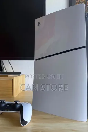 Playstation 5 Slim Disk ከ አንድ Joystick ጋር