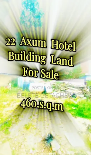 22 Axum Hotel, Land for Sale 460sqm
