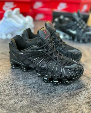 Black Nike Shox Tl New Stylish Sneakers