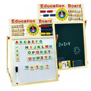 Multi-Functional Wooden Magnetic Educational Board