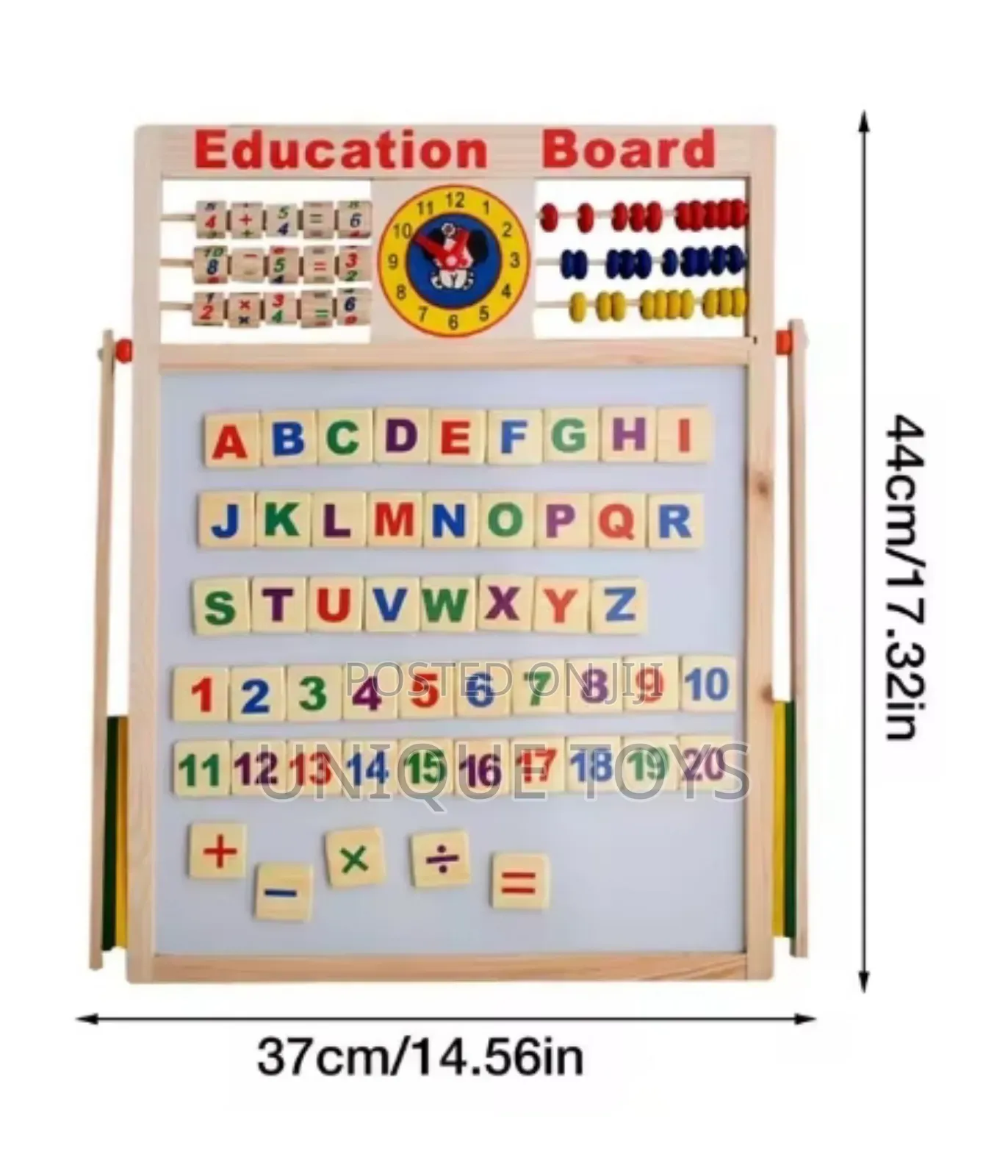 Multi-Functional Wooden Magnetic Educational Board