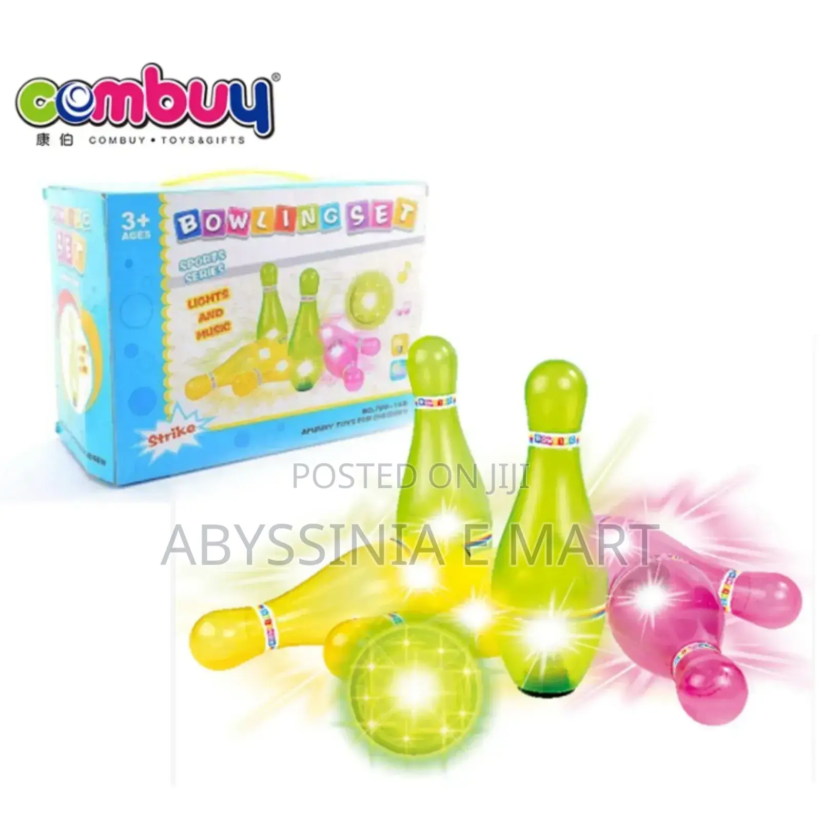 Children's Bowling Set With Lights And Music