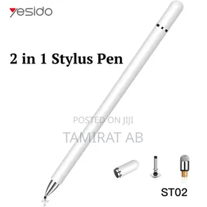 Yesido St02 2 in 1 Disc Touch Passive Capacitive Stylus Pen – White