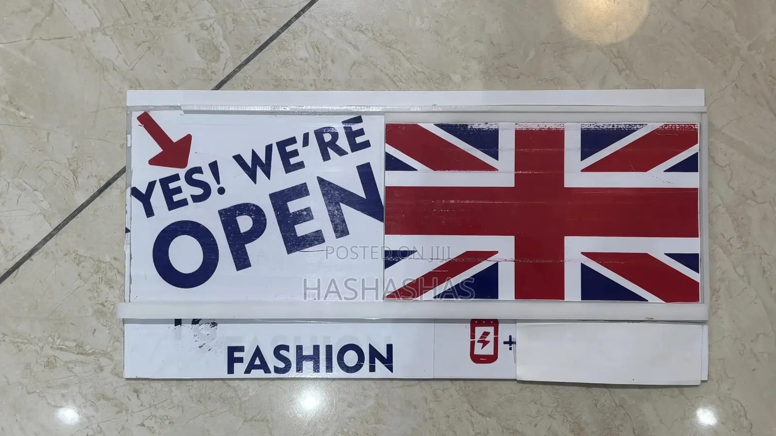 Shop Door Sign England Fashion