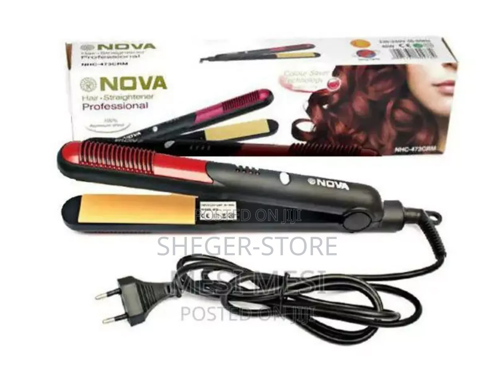 Orginal Pro Nova Hair ( ከ160-240° የሙቀት መቀነሻ መጨመሪያ ያለው )