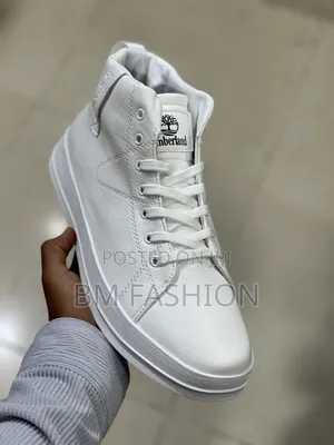 White Timberland Ankle Boots Sneakers