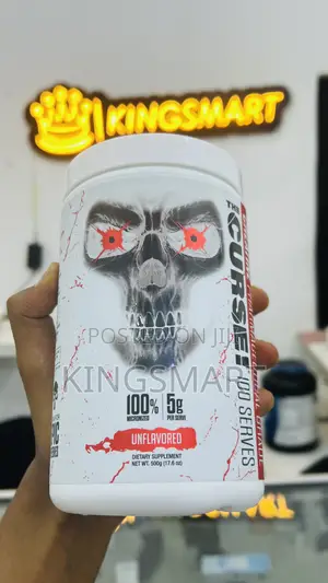 JNX Sports the Curse Larger Size Powederd and 100% Micronized Creatine